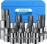 13PCS Star Bit Socket Set Torx T8-T70, 50BV30 Cr-v Drive. Fixed Price $35.10.