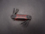Craftsman 9 - 46001 In Fold Up Comfort Grip Sae Hex Key Set 5/64" To 1/4". Fixed Price $16.99.