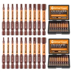 Amartisan 20PC S2 Steel Hex Head Drill Bit Set Sae Metric 1.5-8MM AM020 Black. Fixed Price $25.99.