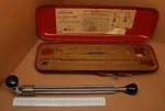 Rare 1950'S Facom France Torque Wrench No. S.200 Vanachrome With Metal Case. Fixed Price $85.00.