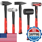 Maxpower 5-PIECE Hammer Set 3LB Sledge Cross Peen 500G Chipping 32OZ Ball. Fixed Price $99.90.