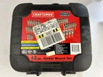 Craftsman 42PC Socket Wrench Bit Driver Set Torx Hex Flat Metric #34845 Usa Made. Fixed Price $249.99.