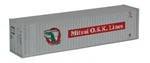 New Walthers 40 Cube Ribbed Side Container Mitsui Scale Free Us Ship. Fixed Price $15.49.