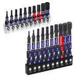 Geinxurn 1 IN./2IN Metric Hex Head Impact Tough Magnetic Bits Set, S2 Steel. Fixed Price $23.44.