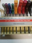10 Pc T-handle Hex Key Set With Stand Workshop Tools Sae Harbor Freight. Fixed Price $7.50.