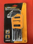 Gear Wrench 13PC Met Long Arm Hex Key Set. Fixed Price $16.99.