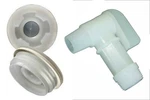 Poly Bung Cap 2" Fine & Coarse Thread Combo W Faucet For Plastic Drum Barrel. Fixed Price $16.45.
