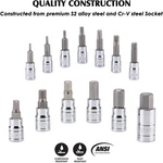 13 Piece Hex Bit Socket Set, S2 Steel Tool Kit, Metric, 2MM-14MM, Allen S.... Fixed Price $27.06.