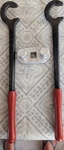 Klein Tools Module Spanner Wrench Set With Red Handles, Of 2. Fixed Price $55.00.