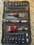 Husky 50+ Pcs Ratchet Kit Sockets Bits Allen Wrenches Complete. Fixed Price $22.99.