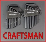 Craftsman Hand Tools 16PC Sae & Metric Mm Allen Short Arm Hex Key Wrench Set. Fixed Price $6.11.