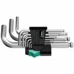 Wera 05133163001 Hex-plus Stainless Steel Metric L-key Allen Wrench (9PC Set). Fixed Price $25.58.
