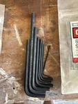 2-CRAFTSMAN 6-PC Short Hex Key Set 46694M Metric 1.5, ,2.5, 3,4 & 94664I Usa. Fixed Price $21.13.