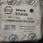 8X Wiha 33456 Hex T-handle 7/64". Fixed Price $20.00.