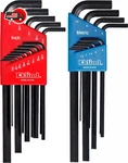 Eklind 10222 Hex L-key Allen Wrench Combo- Long Inch / Mm (2 Sets 22PC). Fixed Price $19.25.
