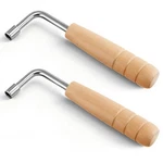 2PCS Lyre Harp Tuning Wrench L-shape Tool For Stringed Instruments. Fixed Price $9.99.