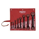 Proto JSBV-8S 8PC Ratcheting Spline Wrench Set Black Chrome Finish. Fixed Price $294.26.