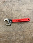 Nos Crescent 8" Black Oxide Adjustable Wrench W/ Cushion Grip (AT18C). Fixed Price $24.00.