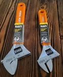 Klein Tools 050710 + 05078 Extra-capacity & Inch Adjustable Wrenches New. Fixed Price $34.95.
