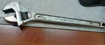 Vintage Craftsman 44606 Adjustable Crescent Wrench 16" Usa Forged Alloy. Fixed Price $50.00.