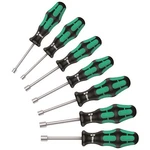 Wera 395 HOLO/7 Kraftform Plus Hollow Shaft Nut Driver Set Metric 05029510001. Fixed Price $62.39.