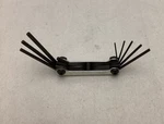 Eklind 20912 Handle Fold-up Hex Key Allen Wrench 9PC Set Sae Inch Sizes. Fixed Price $10.95.