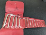 #BN650 Snap-on Tools AW1015DHK C-154 Hex Wrench Bit Set Allen Key Pieces. Fixed Price $41.95.
