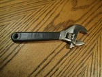 Vintage Unbranded 6" Adjustable Crescent Wrench Tool Long Coated Handles. Fixed Price $9.09.