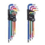 Hex Key Allen Wrench Set, 22 Pcs Sae (0.050-3/8 In) And Metric (1.5-10 Mm), Colo. Fixed Price $45.30.