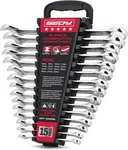 15PC Metric Combination Set 8-22MM 12-POINT Box Open End Wrenches. Fixed Price $50.64.