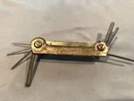 Vintage Folding Upland Hex Wrench Key Set #js. Fixed Price $9.94.