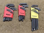 3 Bondhus Proto Shaped Straight Hex Key Wrench Set Metric Sae Tool Usa. Fixed Price $25.65.