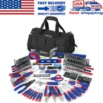 Workpro 322-PIECES Home Repair Tool Kits Basic Household Hand With Bag. Fixed Price $118.99.