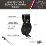 Rudedog Usa Heavy Duty Spud Wrench & Sleever Bar Holder #4006 Made In. Fixed Price $54.63.