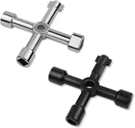 2 Pack 4-WAY Sillcock Key Wrench Multifunctional Water Utility For. Fixed Price $12.00.