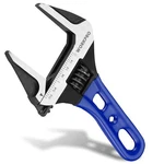 Workpro 6-INCH Stubby Adjustable Wrench Metric/sae Extra Wide Jaw Opening. Fixed Price $24.99.
