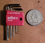 Wiha 35392 Piece Mini L-key Short Hex Metric Set CRM-72 Hardened Tool Steel. Fixed Price $16.58.