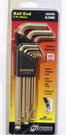 Bondhus, Gold Guard Plated Ball End L-wrench Metric Set 38099. Fixed Price $30.00.