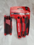 Craftsman Hex Set, 25-KEY, 3-PACK, Folding (CMHT26004). Fixed Price $24.99.