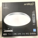 Artika Europa 21 In. Silver Integrated Led 3 Cct Flush Mount Ceiling Light New. Fixed Price $64.99.