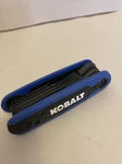 Kobalt 759894 8-KEY Folding Hex Set, Metric. Fixed Price $12.00.