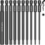 Long 100MM 1/4 Inch Hex Head Allen Wrench Drill Bits, 5/16 To 5/64 Sae,. Fixed Price $14.70.