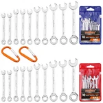 Horusdy 20-PIECE Mini Wrench Set, Small, Metric And Sae. Fixed Price $30.99.