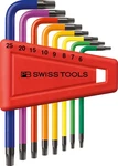 Rainbow Torx Key L-wrenches Pb 410.H 6-25 Rb Cn 100% Swiss Made 8-PIECE Colo. Fixed Price $107.22.