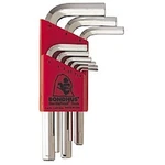 Bondhus 16299 Set Briteguard Finish Hex L-wrenches 1.5-10MM Short 1EA. Fixed Price $14.81.