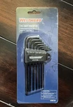 Torx Key Set, Pieces 7, T2. Fixed Price $17.00.