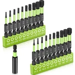 Impact Hex Head Set, Allen Wrench Drill 20PCS 2" Bits, Green. Fixed Price $14.53.