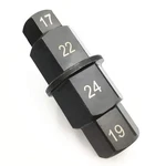 Repairwill Hex Axle Tool For Motorcycles 3/8 Inch Allen Socket Front Black. Fixed Price $13.99.