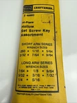 Sears Craftsman -v- 14 Piece Hex Key Set 946683 Made In Usa. Fixed Price $14.99.