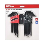 Hyper Tough 26- Piece Ball End Hex Key Set. Fixed Price $15.99.